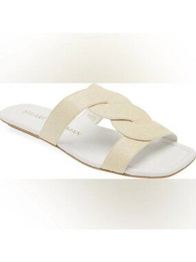 NEW Stuart Weitzman Ibiza Sandals Chic Old Money Basic Designer Womens 8.5